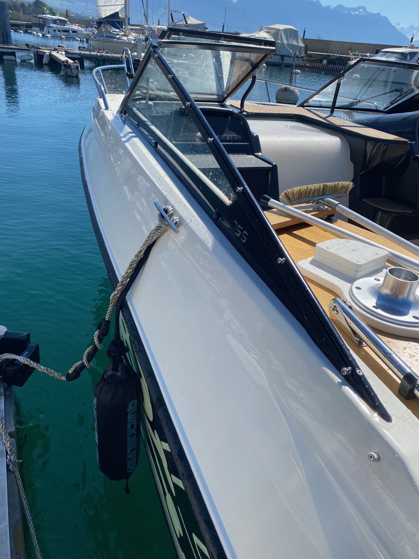 Bateau entretenu à quai par FF Yachting Services