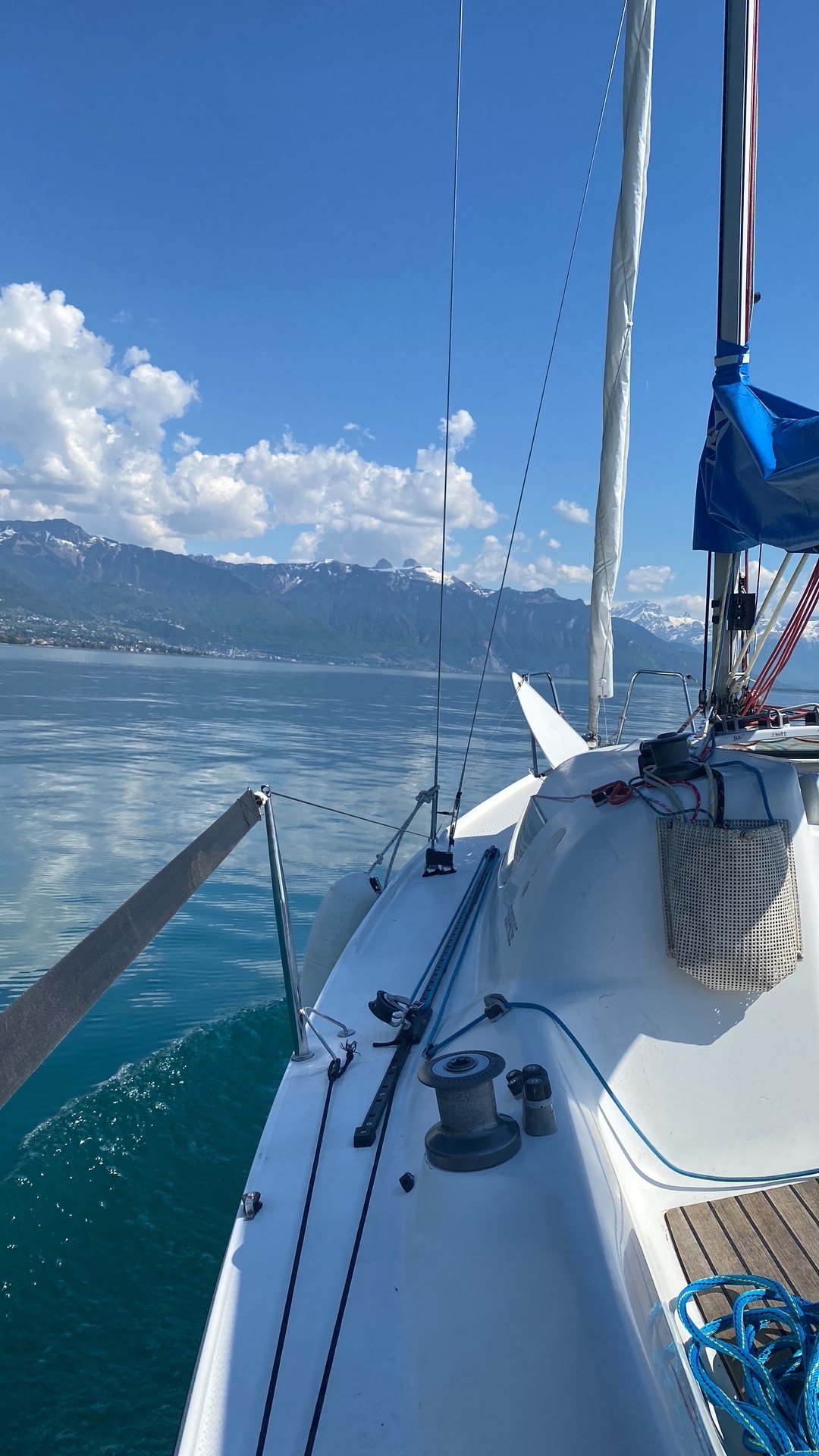 Navigation à bord d’un voilier FF Yachting Services sur le lac Léman